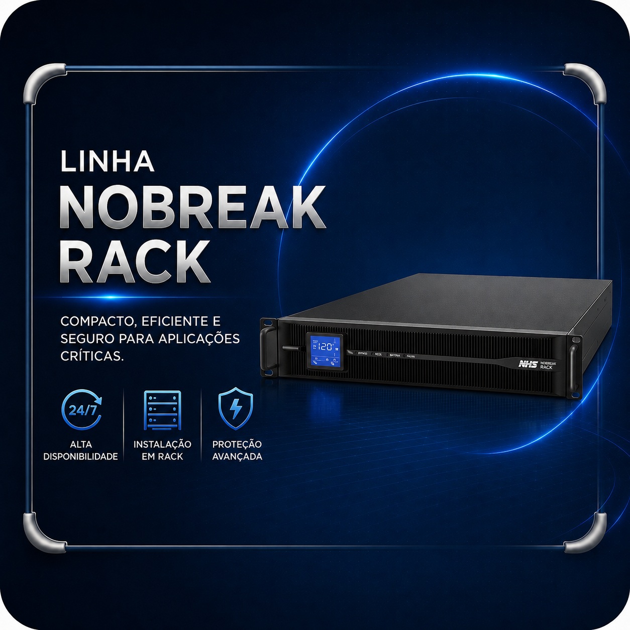 Linha Nobreak Rack