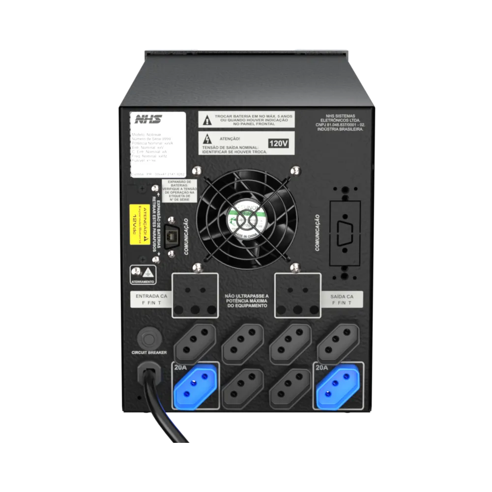 Nobreak Premium PDV GIII 2200VA – 2x17 – 18Ah – DPAK – ENG.USB - imagem 2