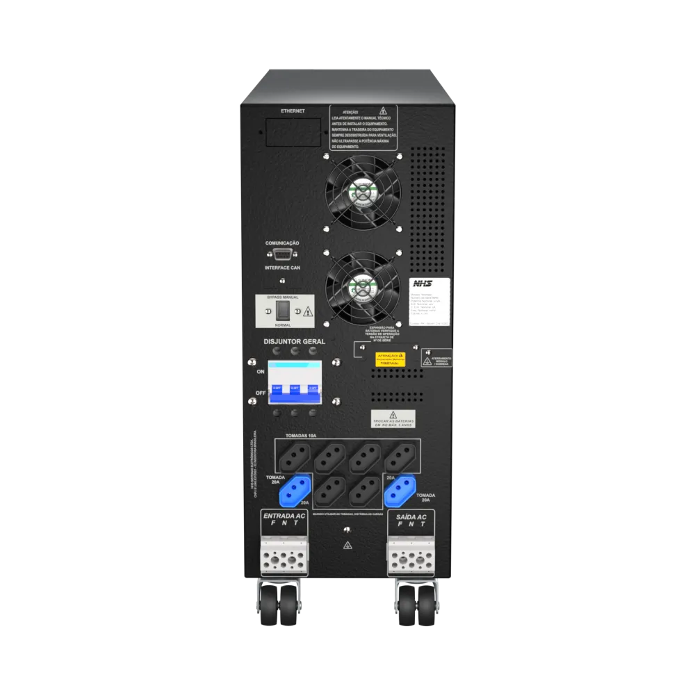 Nobreak Laser On Line GIII EX 8000VA – 16x9Ah – Monof. Isolador S.120V - imagem 3