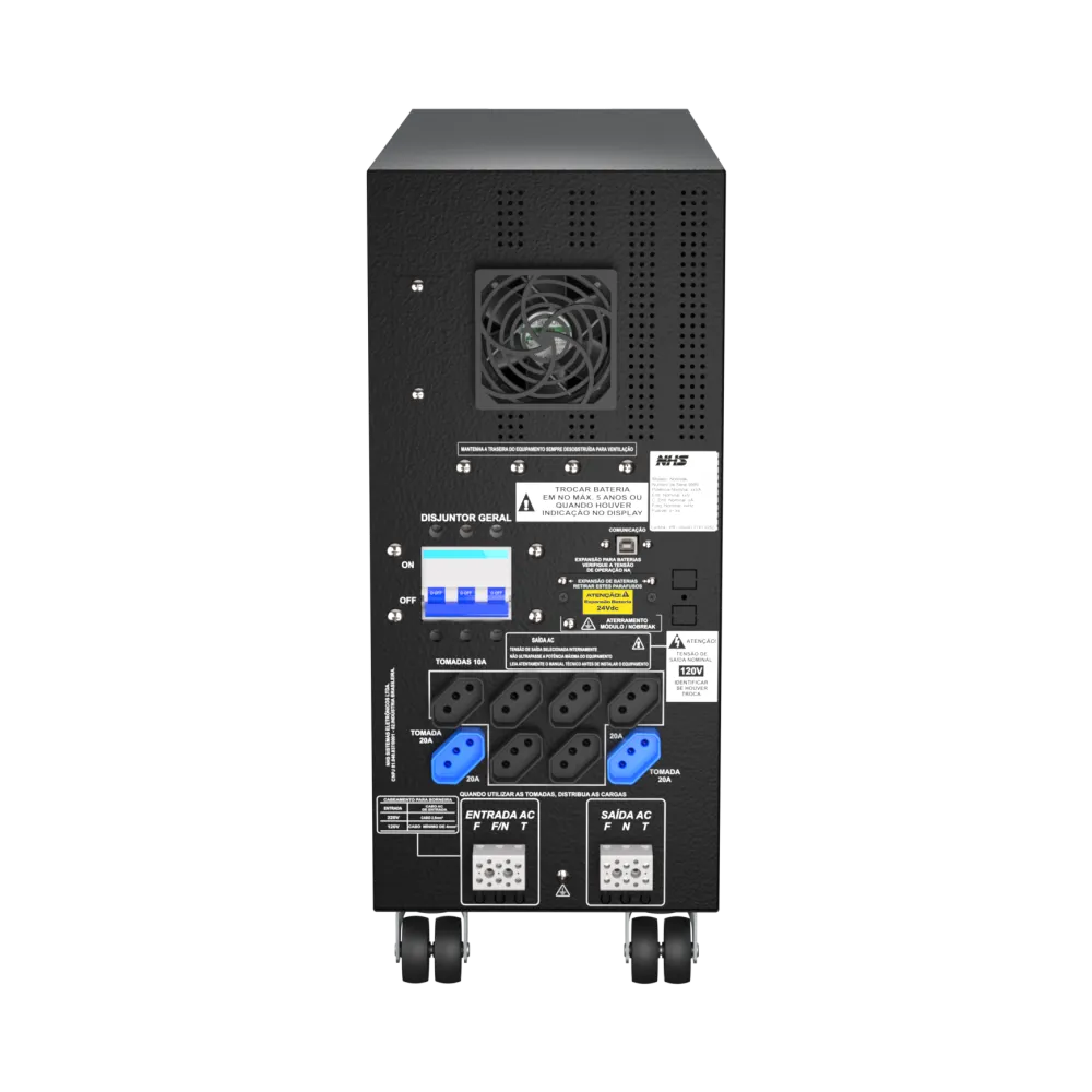 Nobreak Laser Senoidal GIII 2600VA – 2x58Ah - Eth – USB - imagem 2